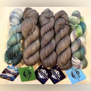 Arcane Fiber Works DK weight Yarn Bundle NEW